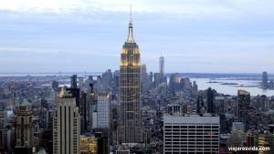 Vistas del Empire State desde Top of the Rock de Nueva York. Qué ver en Nueva York en una semana
