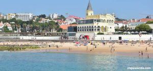 La playa de Estoril. Viajar esvida.