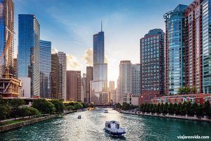 Uno de los canales de Chicago
