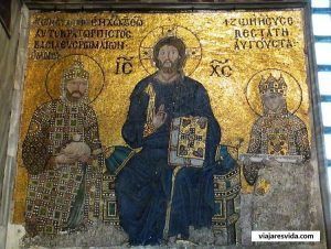 Mosaico de Pantocrátor en Santa Sofía
