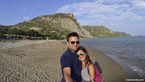 Blog de viajes. Playa Daphne en Zante