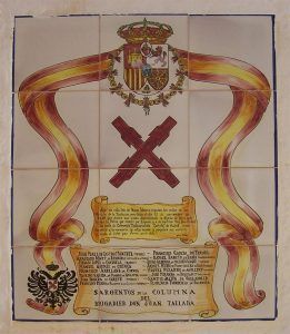 Placa conmemorativa de los fusilamientos de Tabarca