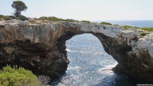 Puente d'Es Caló Blanc en Mallorca
