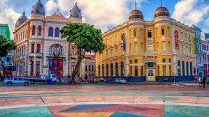Casco viejo de Recife en Brasil
