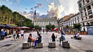 Barrio de las Letras de Madrid. Plaza de Santa Ana