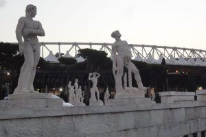 Estatuas en el Foro Itálico