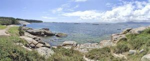 Illa de Arousa. Costa sur de Galicia