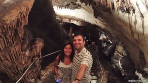 Nosotros en las cuevas del Drach