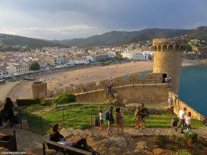 Playa Grande en Tossa de Mar (Costa Brava)