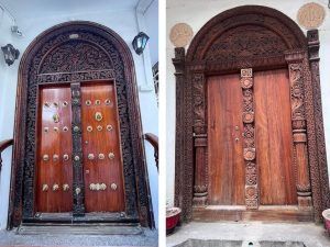 Puertas de Zanzíbar en Tanzania