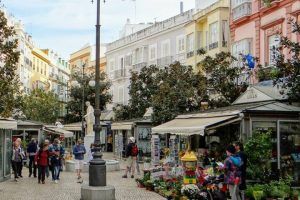 Plaza de las Flores en Cádiz