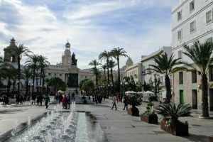 Plaza de San Juan de Dios en Cádiz