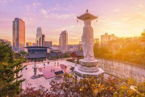 Templo de Bongeunsa. Qué ver y hacer en Seúl capital de Corea del Sur en 7 días