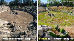 Parque Arqueológico de Neapolis en Sicilia