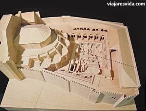 Situación de las ruinas arqueológicas en el claustro de la Sé de Lisboa