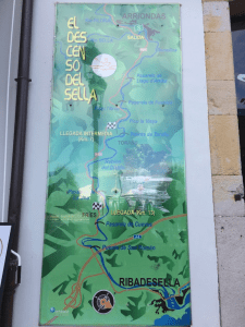 Recorrido del Descenso del Sella