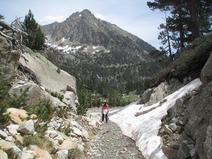 Sendero en Parc Nacional d'Aigüestortes i Estany de Sant Maurici