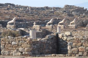 Leones de la isla de Delos