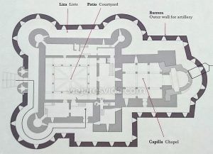 Planta del castillo de Manzanares el Real