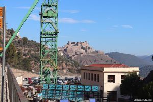 Castillo de Cardona desde las minas