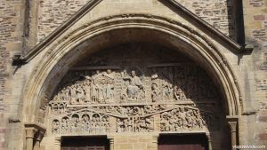 Tímpano Juicio Final de la Abadía de Sainte Foy