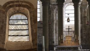 Vidrieras de Pierre Soulages en Conques