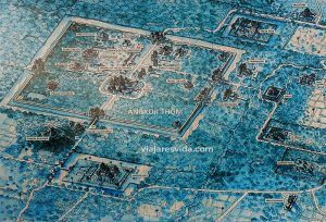 Mapa de los templos de Angkor