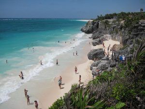 Playa de Tulum en Quintana Roo