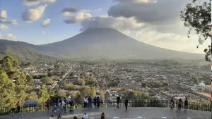 Volcán en Guatemala