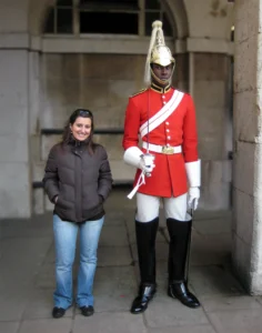 Soldado británico de guardia en Londres