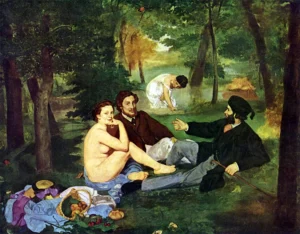 Olimpia y La merienda campestre (1863), de Edouard Manet