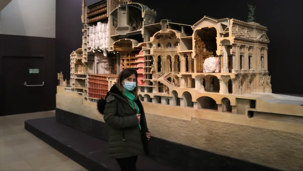 Maqueta de la ópera de París en el Museo de Orsay