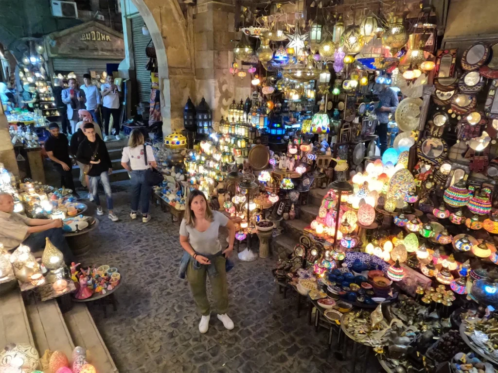 Bazar en El Cairo. Es seguro viajar a Egipto.
