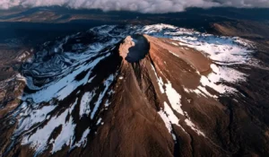 Vista aérea del Teide en Tenerife