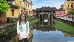 Puente japonés en Hoi An en Vietnam