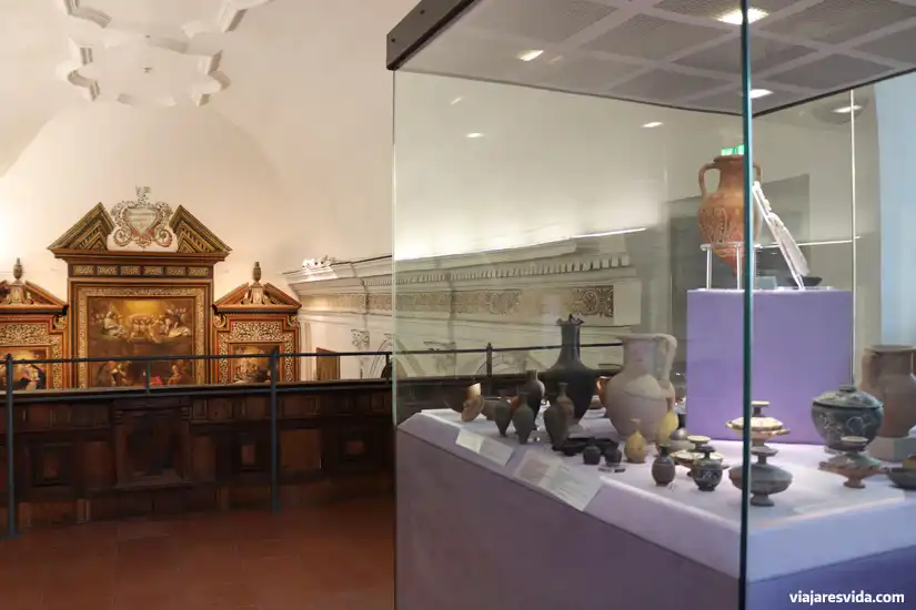 Iglesia dentro del Museo de Aidone